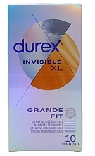 Парфумерія, косметика Презервативи, 10 шт. - Durex Invisible XL Ultra Thin Condoms