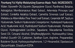 Интенсивно увлажняющая тканевая маска - Pyunkang Yul Highly Moisturizing Essence Mask Pack — фото N5