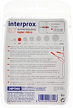 Щетки для межзубных промежутков, 0,7 мм - Dentaid Interprox 4G Super Micro — фото N2