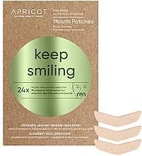 Патчі для контуру губ з гіалуроновою кислотою - Apricot Keep Smiling Mouth Patches — фото N1