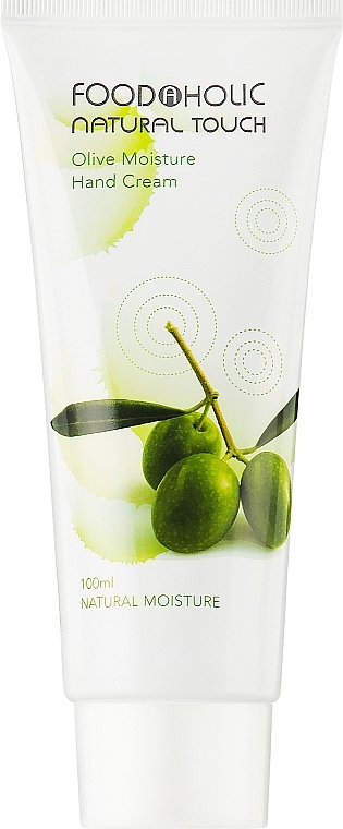 Крем для рук з екстрактом оливи - Food a Holic Natural Touch Olive Moisture Hand Cream — фото N1