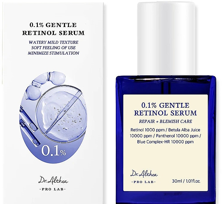 Сыворотка с ретинолом 0.1% - Dr.Althea Gentle Retinol Serum — фото N1