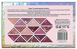 Палетка теней для век - Wibo Cherry Nude Eyeshadow Palette — фото N3