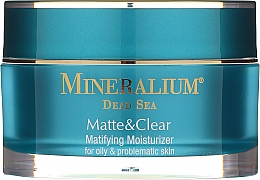 Матирующий увлажняющий крем для жирной проблемной кожи - Mineralium Dead Sea Matte & Clear Matifying Moisturizer For Oily&Problemaic Skin — фото N3