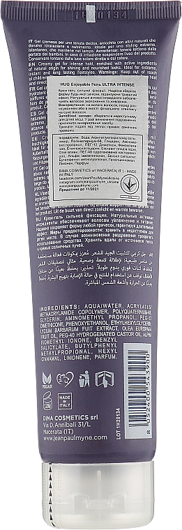 Моделюючий гель для волосся сильної фіксації - Jean Paul Myne Hug Enjoyable Hair Gel Ultra Intense — фото N2