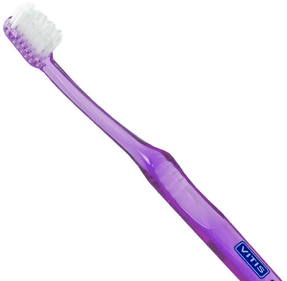 Зубная щетка, средняя, фиолетовая - Dentaid Vitis Orthodontic Access — фото N4