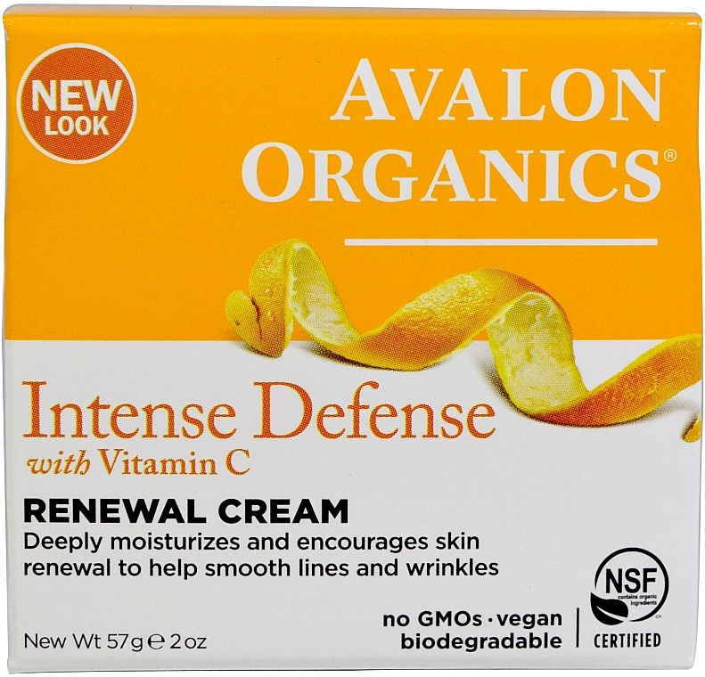 Восстанавливающий крем для лица с витамином С - Avalon Organics Vitamin C Renewal Renewal Cream