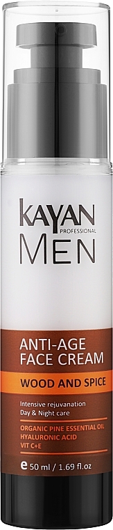 Крем для обличчя антивіковий - Kayan Professional Men Anti-Age Face Cream — фото N1