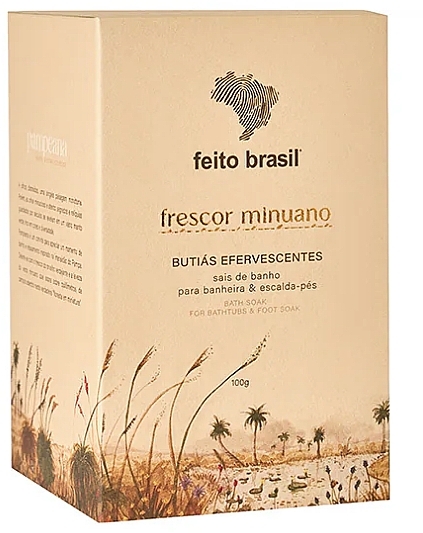 Соль для ванны - Feito Brasil Pampeana Butias Effervescent Bath Salts — фото N2