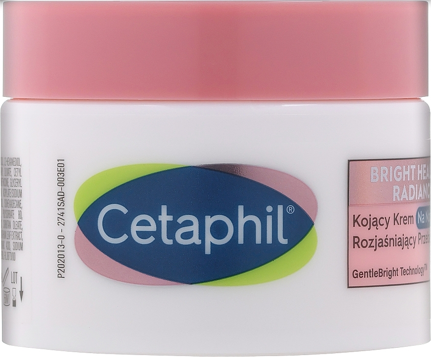 Заспокійливий нічний крем для обличчя - Cetaphil Bright Healthy Radiance Face Night Cream — фото N1
