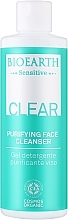 Очищающий гель для проблемной и комбинированной кожи лица - Bioearth Sensitive Clear Purifying Face Cleanser — фото N1