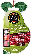 Парфумерія, косметика Бальзам для губ "Груша і журавлина" - Farmona Tutti Frutti Moisturizing Lip Balm Pear & Cranberry