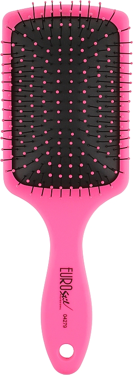 Щетка для волос 04279, розовая - Eurostil Paddle Brush — фото N1