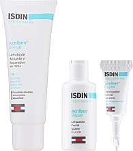 Набір - Isdin Acniben Repair (lip/balm/2ml + gel/cr/40ml + cl/emulsion/15ml) — фото N2
