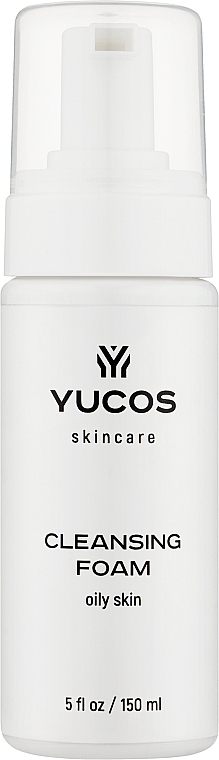 Пінка для вмивання нормальної, сухої та чутливої шкіри - Yucos Cleansing Foam