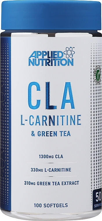 Пищевая добавка - Applied Nutrition CLA L-Carnitine & Green Tea Food Supplement — фото N1