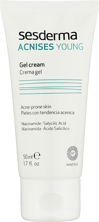 Крем-гель для молодої проблемної шкіри - SesDerma Laboratories Acnises Young Gel Cream — фото N4