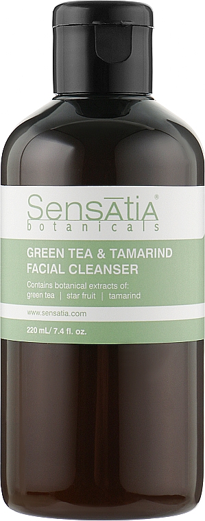 Гель для вмивання "Зелений чай і тамаринд" - Sensatia Botanicals Green Tea & Tamarind Facial Cleanser — фото N1