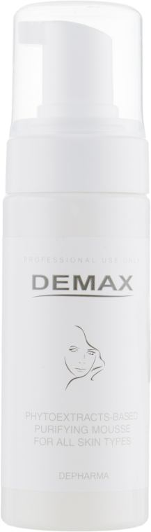 Очищающий мусс для всех типов кожи на основе растительных экстрактов - Demax Purifiers and Tonics Cleansing Mousse On Basis Of Medicinal Herbs — фото N3