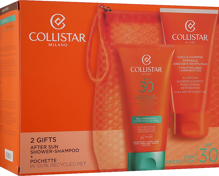 Набор - Collistar (cr/150ml + shmp/150ml + bag)