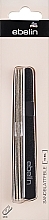 Одноразові пилочки для манікюру, чорні, 10 шт. - Ebelin — фото N1