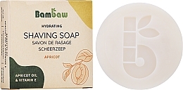 Мыло для бритья с абрикосовым маслом и витамином Е - Bambaw Shaving Soap Hydrating Apricot Oil & Vitamin E — фото N1