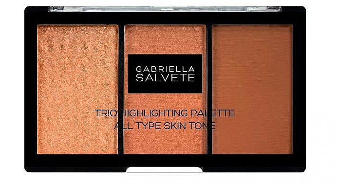 Палетка хайлайтерів - Gabriella Salvete Trio Highlighting Palette — фото N1