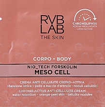 Парфумерія, косметика Крем для тіла - RVB LAB Meso Cell Anti Cellulite Cream (пробник)