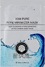 Парфумерія, косметика Очищувальна порозвужувальна тканинна маска - ClinicCare X3M Pure Pore Minimizer Mask