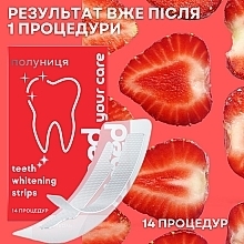 Отбеливающие полоски на 14 процедур со вкусом клубники - Aimed Teeth Whitening Strips — фото N3