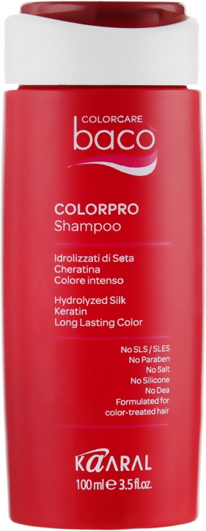 Шампунь после окрашивания волос - Kaaral Baco Colorpro Shampoo