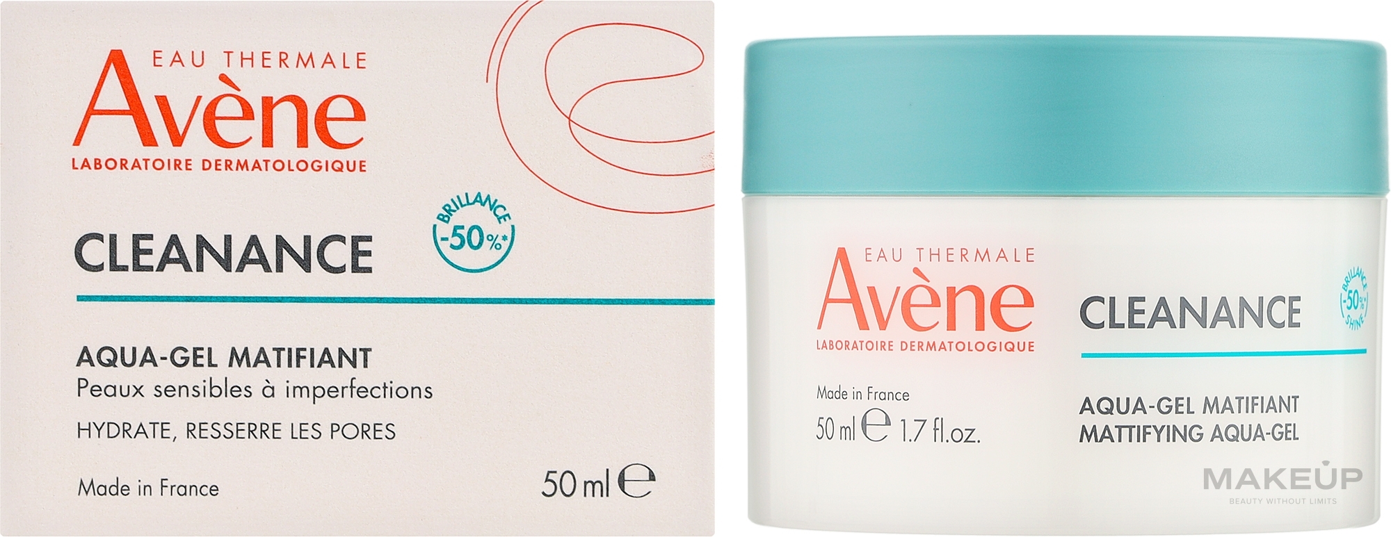 Avene Cleanance Mattifying Aqua-Gel - Матувальний аквагель для обличчя — фото 50ml