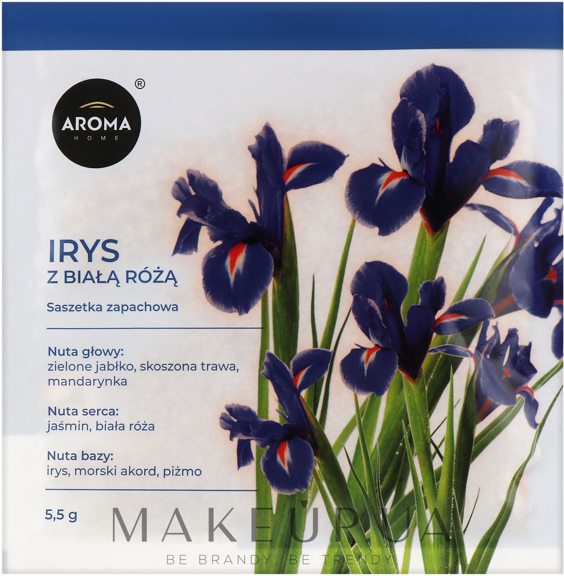 Aroma Home Basic Iris With A White Rose - Ароматическое саше — фото 5.5g
