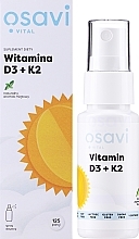 Харчова добавка у вигляді спрею «Вітамін D3 + K2» - Osavi Vitamin D3 + K2 Spray — фото N2