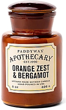 Парфумерія, косметика Paddywax Apothecary Orange Zest & Bergamot - Ароматична свічка