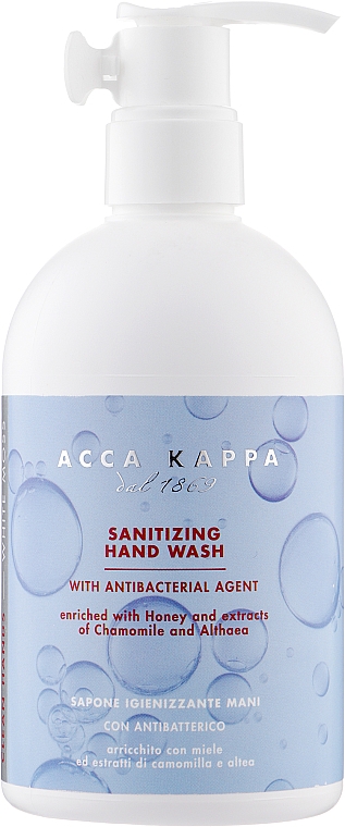 Санитайзер для мытья рук - Acca Kappa White Moss Sanitising Hand Wash — фото N1