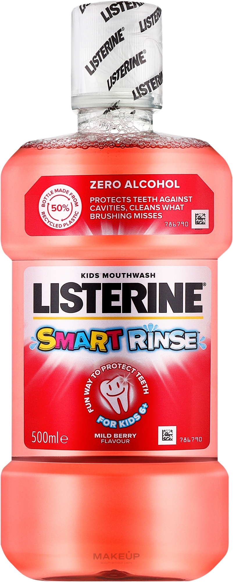 Ополіскувач для ротової порожнини "Дитячий" - Listerine Smart Rinse — фото 500ml
