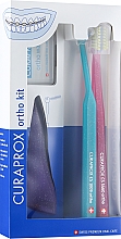 Набор "Ortho Kit" 4 - Curaprox (brush/1pcs + brushes 07,14,18/3pcs + UHS/1pcs + orthod/wax/1pcs + box) — фото N1