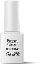 Верхнее покрытие для лака - Bottega Verde Top Coat UV Strong & Natural  — фото N1