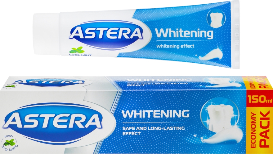 Зубная паста отбеливающая - Astera Whitening Toothpaste — фото N4