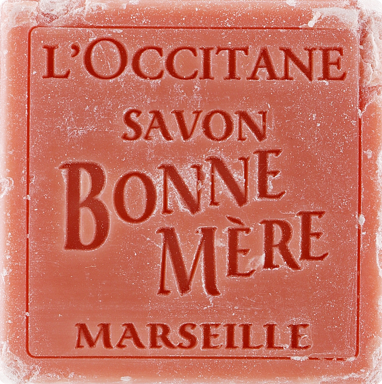 Мило туалетне - L'Occitane Bonne Mere Rhubarb-Basil Soap — фото N1
