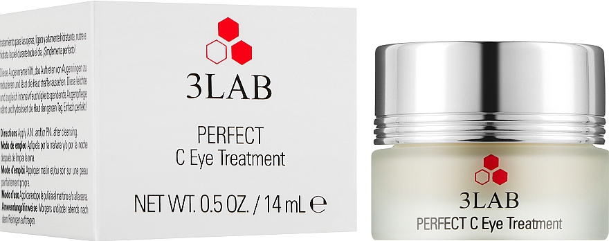 Крем з вітаміно С для очей - 3Lab Perfect C Eye Treatment — фото N2