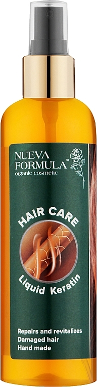 Спрей для волосся "Термозахист" з кератином - Nueva Formula — фото N2