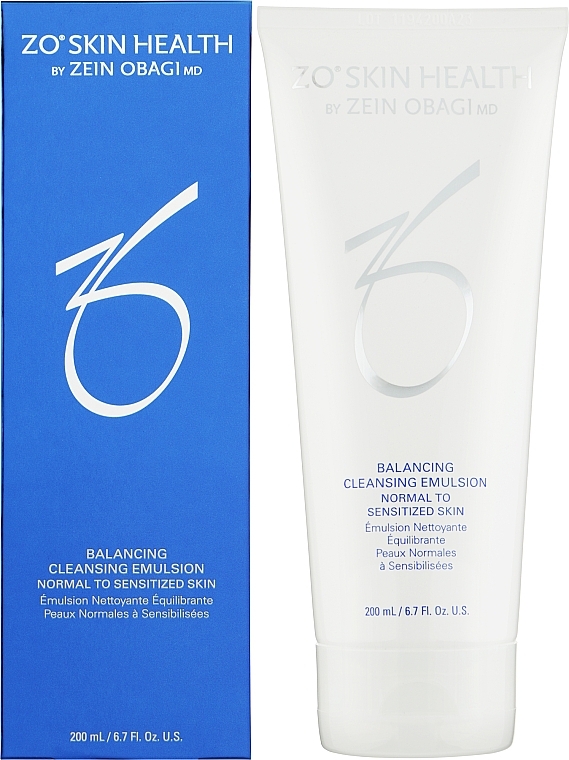 Гидрофильный гель - Zein Obagi ZO Skin Health Balancing Cleansing Emulsion — фото N2