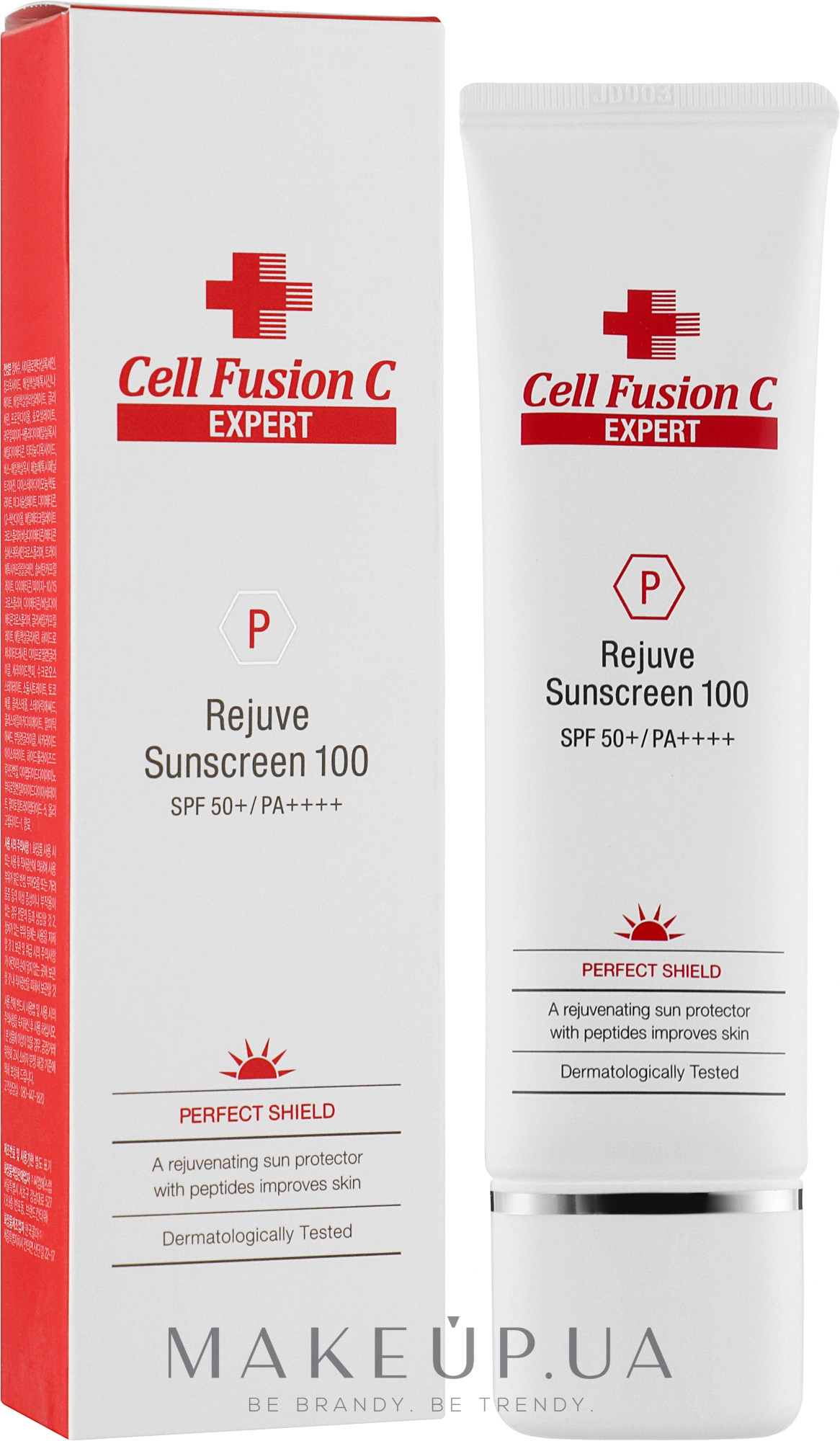 Сонцезахисний крем - Cell Fusion C Expert Rejuve Sunscreen 100 SPF 50 +PA++++ — фото 50ml