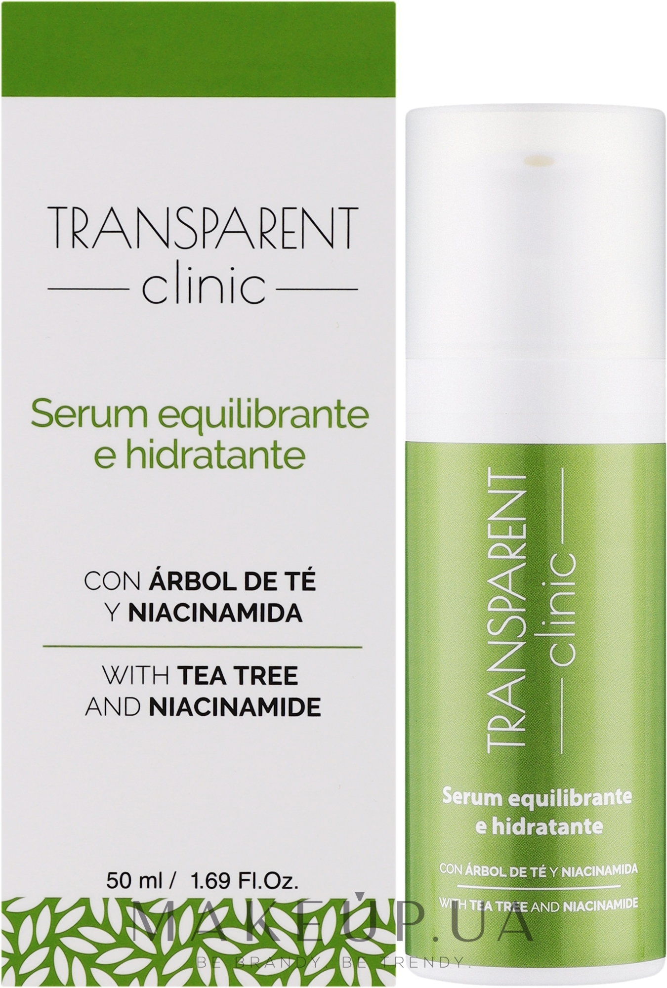 Зволожувальна сироватка для обличчя - Transparent Clinic Serum — фото 50ml