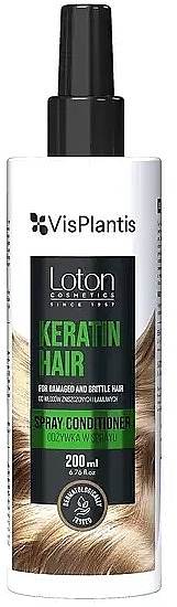 Спрей-кондиціонер для волосся з кератином - Vis Plantis Loton Keratin Hair Spray Conditioner — фото N1