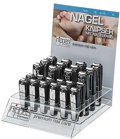 Книпсер для ногтей, 24 шт. - Nippes Solingen Premium Nail Care N558 Display — фото N1