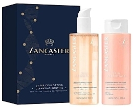 Парфумерія, косметика Набір - Lancaster Softening Cleansing Routine Gift Set (cl/400ml + ton/400ml)