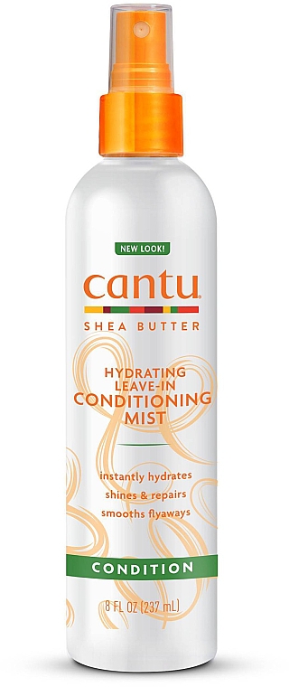 Увлажняющий несмываемый спрей-кондиционер - Cantu Hydrating Leave-in Conditioning Mist — фото N1